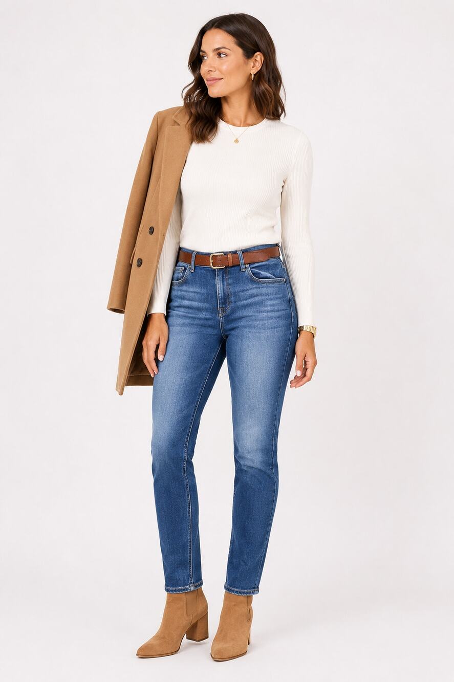 DL1961 Florence Instasculpt Skinny Jeans Medium Wash Stretch Womens Size 28